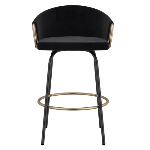 Etta Avenue™ Zora Swivel 26.25'' Counter Stool & Reviews | Wayfair